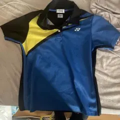 YONEX スポーツ ポロシャツ 青/黒/黄