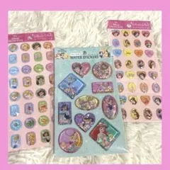 ディズニープリンセス　ウォーターシール　ストーンシール　セット　平成　シール