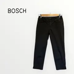 【BOSCH 】黒カジュアルパンツ　クロップドパンツ　　コットン