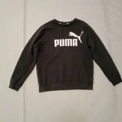 PUMA ブラック トレーナー