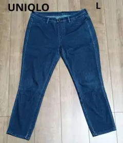 UNIQLO♡Lサイズ ダークブルー ストレッチデニム