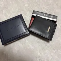 トミーヒルフィガー TOMMY HILFIGER 財布　トリコロール　ブラック