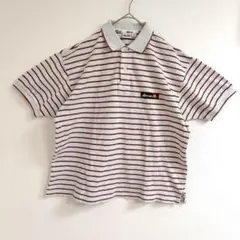 ellesse ポロシャツ M ストライプ ヴィンテージ 半袖のサムネイル