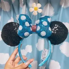 ブルー ミニー カチューシャ