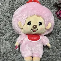 Monchhichi ぬいぐるみ ピンク 約30cm