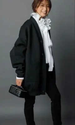 FORME ミラノリブニット ブラック 2021 A/W COLLECTION ミラノリブニットセットアップ | ur's（ユアーズ）