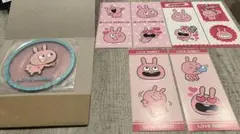スタジオ UG にしむらゆうじ クリアラバーコースター ラブラビットセット