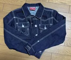 KIRSH TRUE RELIGION 韓国 クロップド丈 デニムジャケットのサムネイル
