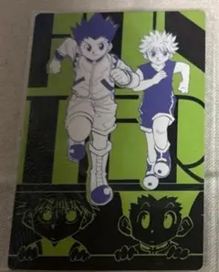 HUNTER×HUNTER ゴン　キルア　海外限定漫画特典　キャラカード　中国