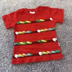 CodyCoby赤 巻きものデザイン Tシャツ　90サイズのサムネイル