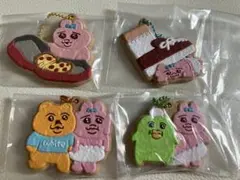 4つセット おぱんちゅうさぎ クッキーチャームコット