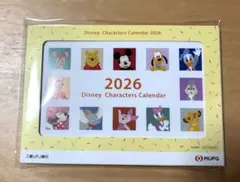 2026年卓上ディズニーキャラクターカレンダー