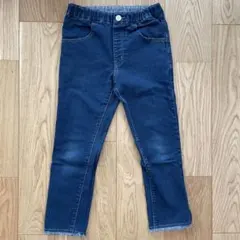 BREEZE 9分丈 フリンジデニムパンツ 140cm