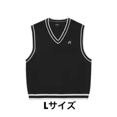 新品】Malbon Golf Vネック ニットベスト ネイビーM - メルカリ