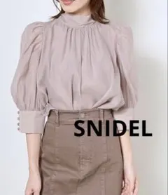 SNIDEL オーガンジーブラウス LPNK