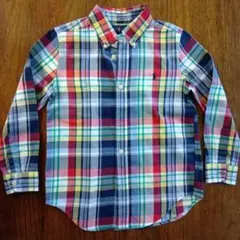 Ralph Lauren チェック柄長袖シャツ 6（120サイズ）