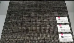グレー　ブラック　ランチョンマット 3枚 45cm x 30cm　ダイソー　痛バのサムネイル