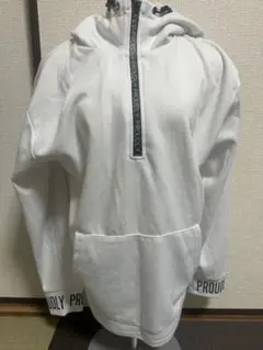 パーカー 白 メンズ