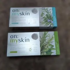 on: myskinハーブピーリング 2箱セット新品未使用 Amazon.co.jp: 【公式】on:myskin face用 2箱セット│自宅でハーブ