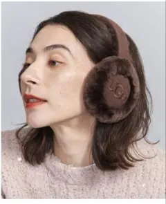 【新品未使用】【完売品】 UGGシープスキン イヤーマフ DK.BROWN