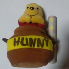 美品　くまのプーさん ハニーポット ぬいぐるみ電報