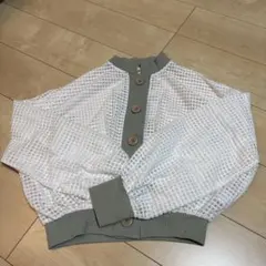 あさぎーにょ　poppyアイボリー 花びらデザイン カーディガン あさぎーにょ poppyアイボリー 花びらデザイン カーディガン