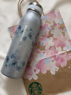 SAKURA 2026 ステンレスボトルグリッターエアリーブルー444ml