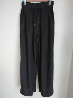 MICA&DEAL リネンワイドパンツ チャコールグレーのサムネイル