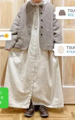 【最終値下】美品 Samansa Mos2 TSUHARU ツハル ワンピース