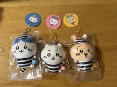 未開封　ぷちミニマスコット（囚人ちいかわ 囚人ハチワレ 囚人うさぎ） 3点のサムネイル