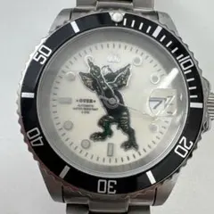 OVER ザストライプグレムリンコラボ腕時計メンズ