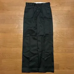 Dickies 874 Original Fit ALLブラックパンツ W32