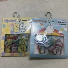 んぽちゃむ ぷっくりシール 2点セット