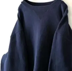 フィラ FILA ロゴ 刺繍 スウェット トレーナー L ネイビー 紺色 古着