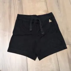 【美品】baby gap ブラックショートパンツ 12-18ヶ月