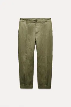 ZARA カーキ　カジュアルパンツ