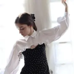 EPINE arm volume frill cropped blouseのサムネイル