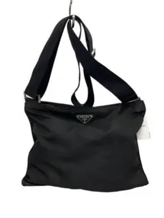 PRADA ショルダーバッグ ナイロン ブラックのサムネイル