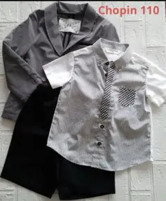 CHOPIN 半袖ブラウス&半ズボンセットアップ