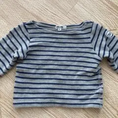 ボーダー 長袖 トップス B:MING