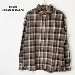 【URBAN RESEARCH】チェック コットン ネルシャツ