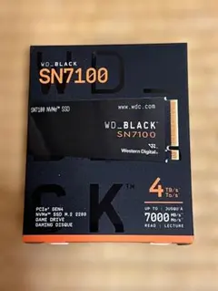 【新品未開封】WD_BLACK SN7100 4TB SSD PCIe Gen4のサムネイル