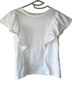 GU ジーユー ラッフルデザインT Sサイズ