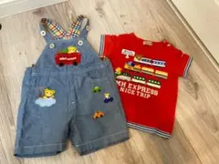 ミキハウス オーバーオール Ｔシャツ セット