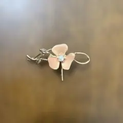 ピンク花デザインヘアアクセサリー