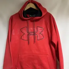 Under Armour レッド フード付きパーカー Lメンズ