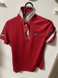 FILA ゴルフ ポロシャツ 赤 M