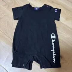Champion ベビー　半袖ロンパース ブラック　80