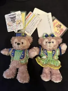 ダッフィー　シェリーメイ　2016年　ぬいぐるみバッジ