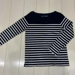 無印良品 ボーダー長袖カットソー